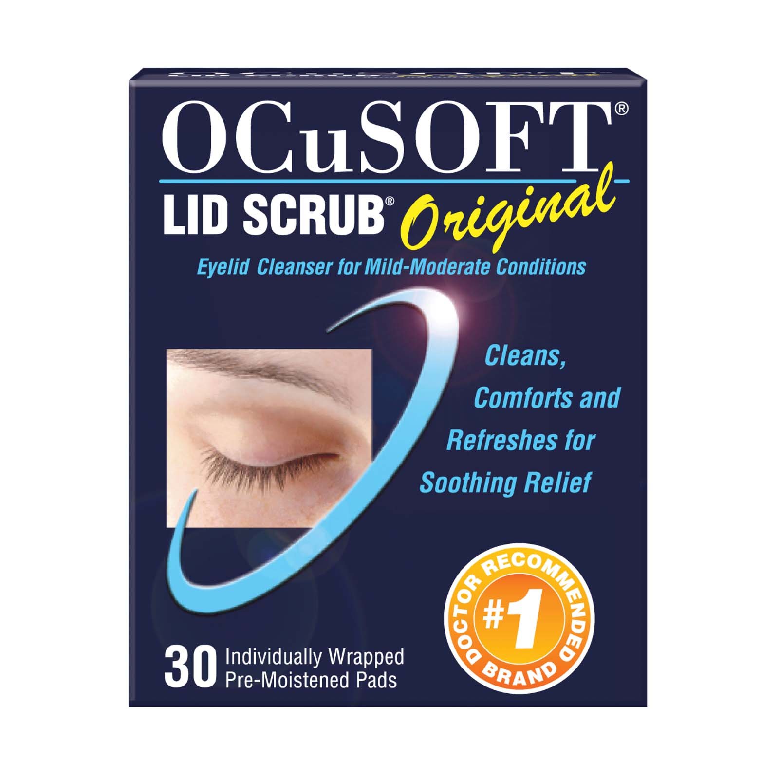 OCUSOFT-Lid SCRUB Wipes Original 30ct