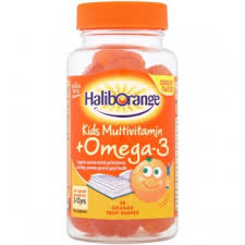 HALIBORANGE-Kids Omega-3 & Multivitamin Orange Softies 30ct