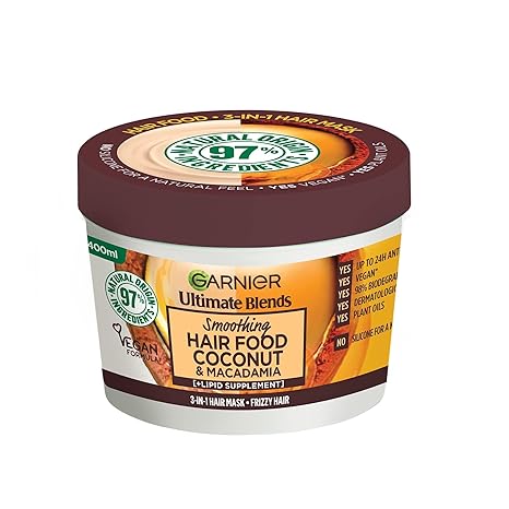GARNIER-Ultimate Blends HAIR Food Coconut & Macadamia HAIR Mask 390ml