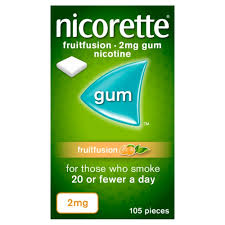 NICORETTE-Gum Fruit FUSION 2mg 105ct