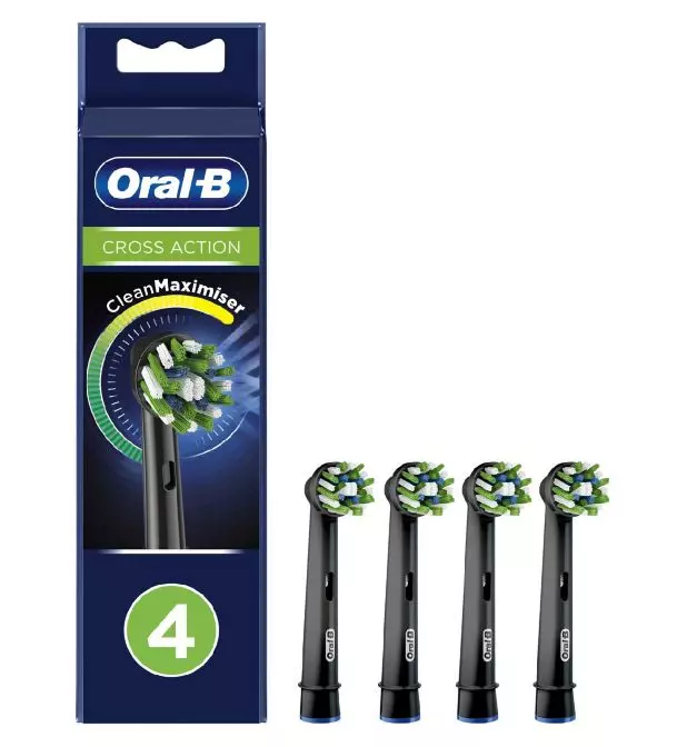 ORAL B-Cross Action Eb50rb BLACK Edition Cleanmaximiser 4ct
