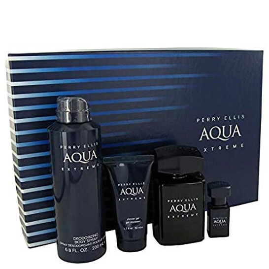PERRY ELLIS-Aqua Extreme GIFT Set 4ct